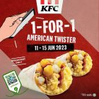 KFC - 1-FOR-1 American Twister - sgCheapo