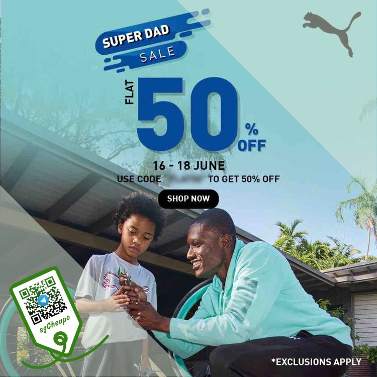 Puma - 50% OFF Super Dad Sale - sgCheapo