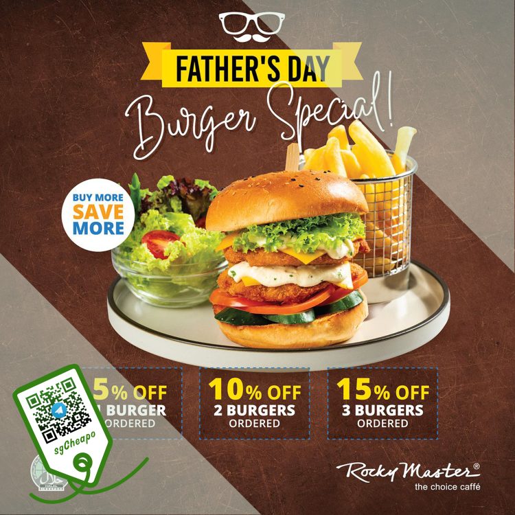Rocky Master - UP TO 15% OFF Burgers - sgCheapo