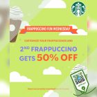 Starbucks - 50% OFF Second Frappuccino - sgCheapo
