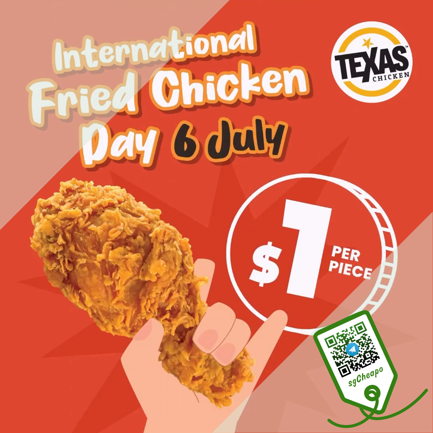 $1 Texas Fried Chicken - sgCheapo