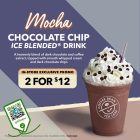 The Coffee Bean & Tea Leaf - 2 for $12 Mocha Chocolate Chip Ice Blended - sgCheapo