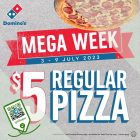 Domino's Pizza - $5 Regular Pizza - sgCheapo