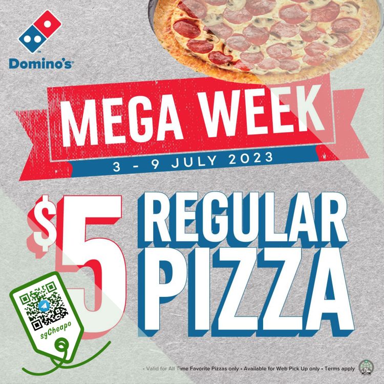 Domino's Pizza - $5 Regular Pizza - sgCheapo