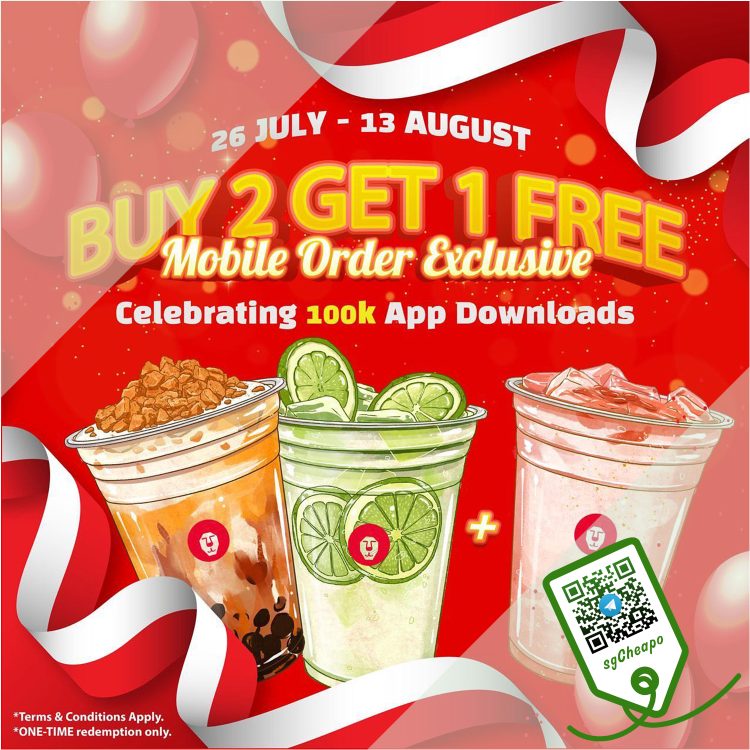 LiHO - Buy 2 Get 1 FREE Drinks - sgCheapo