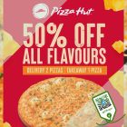 Pizza Hut - 50% Off All Pizzas - sgCheapo
