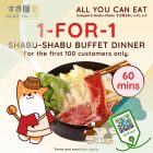 Suki-Ya -1-FOR-1 Dinner Buffet - sgCheapo