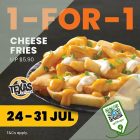 Texas Chicken - 1-FOR-1 Cheese Fries - sgCheapo