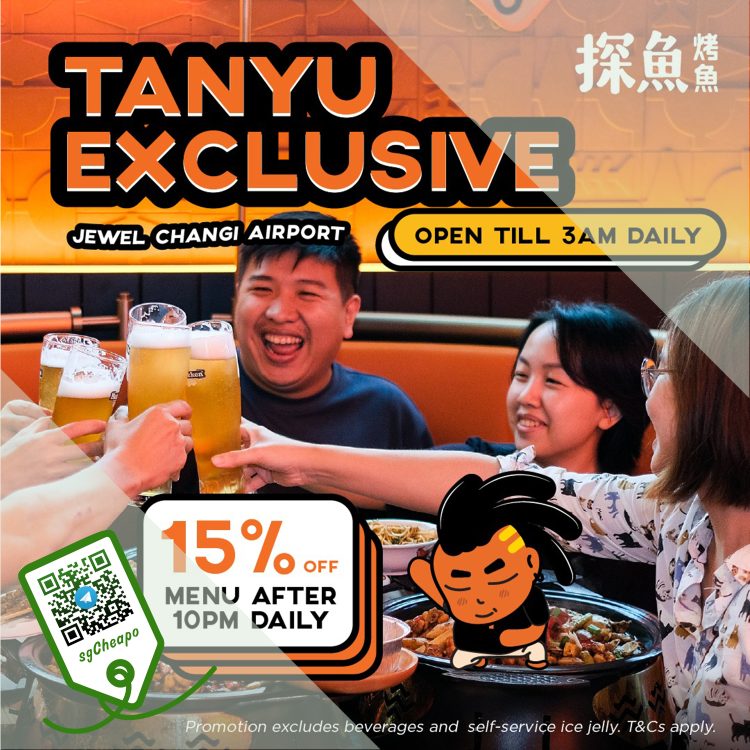 TANYU - 15% OFF Late Night Discount - sgCheapo