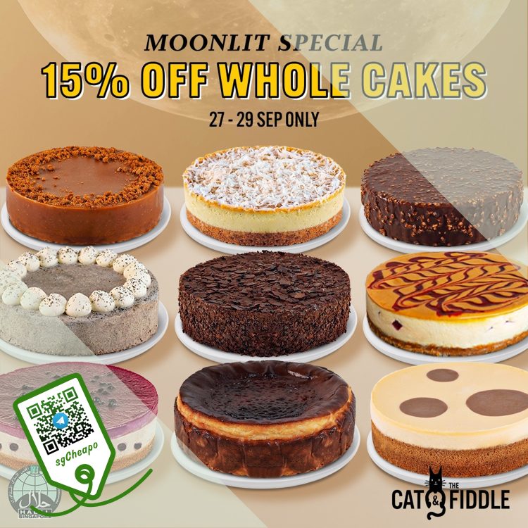 Cat & the Fiddle Cakes - 15% OFF Cheesecakes - sgCheapo