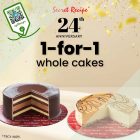 Secret Recipe - 1-FOR-1 Whole Cakes - sgCheapo