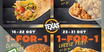 Texas Chicken - 1-FOR-1 Deals - sgCheapo