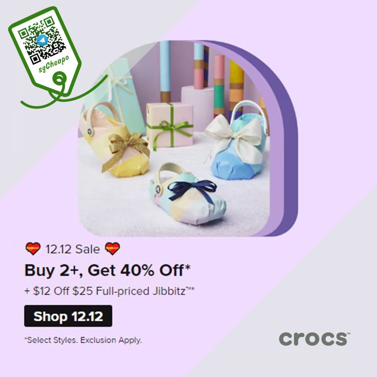 Crocs - Buy 2 Get 40% OFF Crocs - sgCheapo