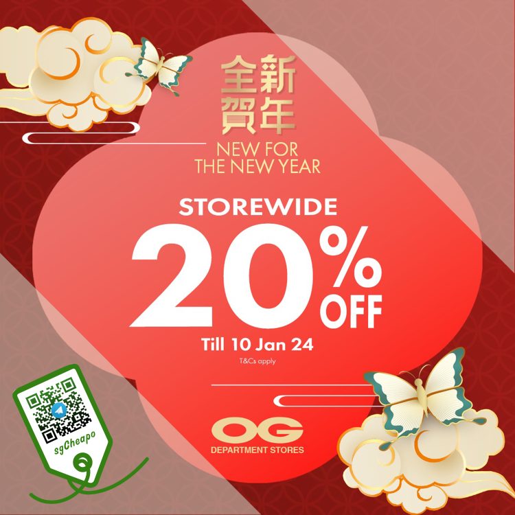OG - 20% OFF Storewide - sgCheapo