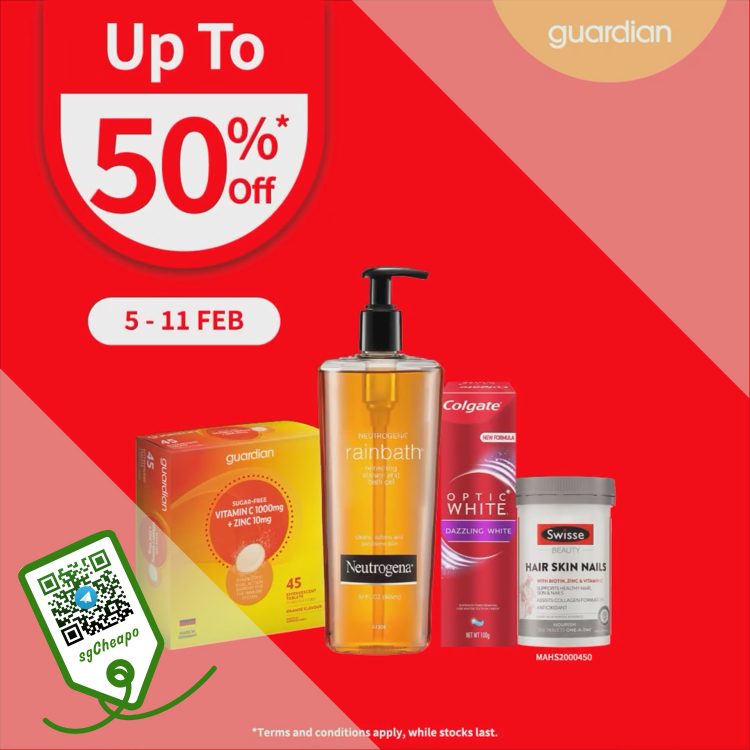 Guardian - UP TO 50% OFF Guardian - sgCheapo