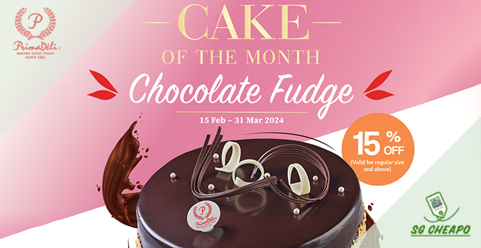 PrimaDeli - 15% OFF Chocolate Fudge Cakes - Ends 31 Mar