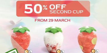 LiHO Tea - 50% off 2nd Cup K-Strawberry Drink - sgCheapo