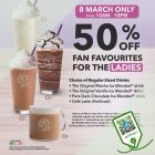 The Coffee Bean & Tea Leaf - 50% OFF Fan Favourites - sgCheapo