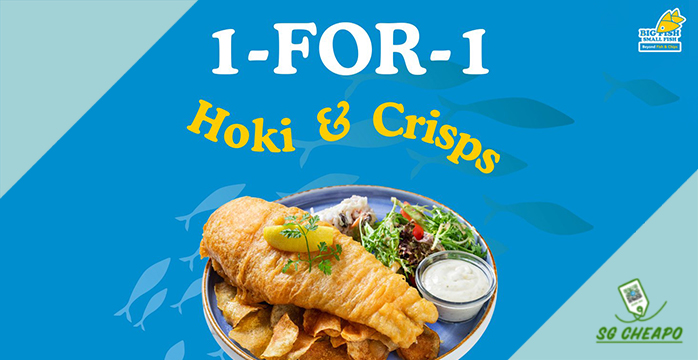 Big Fish Small Fish - 1-FOR-1 Hoki & Crisps - While Stocks Last
