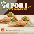 Burger King - 1-FOR-1 Kaya Pandan Pie - sgCheapo