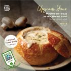 Paris Baguette - $2+ OFF Mushroom Soup Bread - sgCheapo