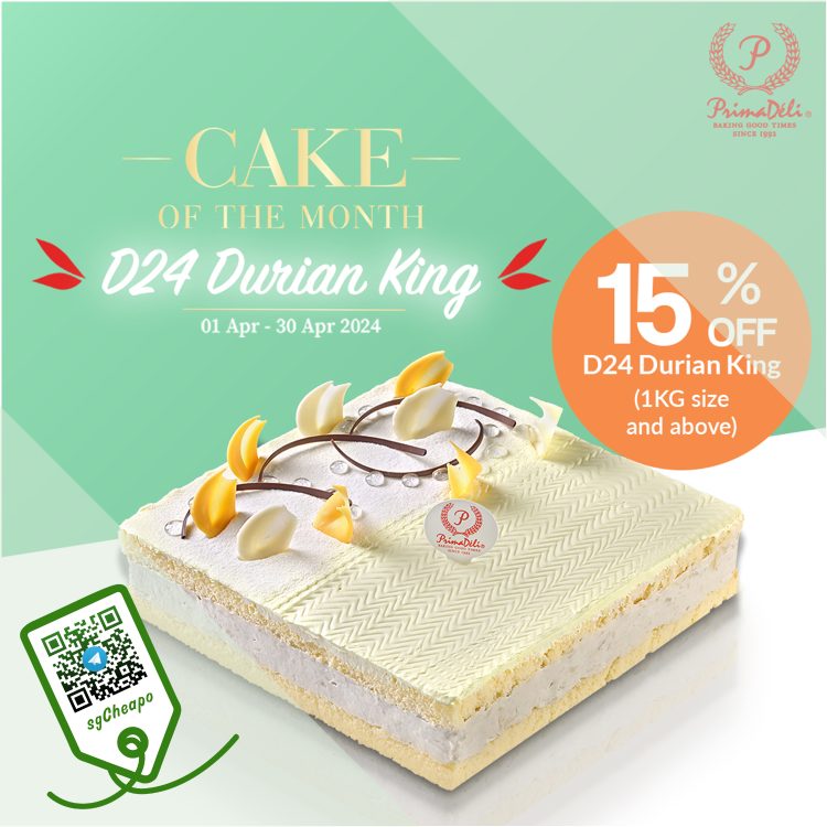 PrimaDéli - 15% OFF D24 Durian King - sgCheapo