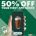 Starbucks - 50% OFF First App Order - sgCheapo