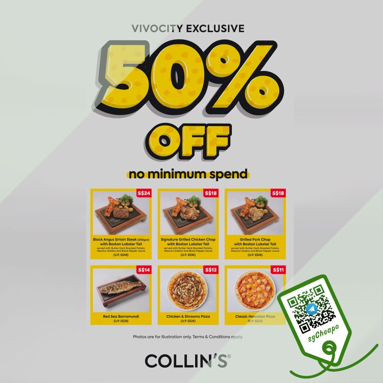 COLLIN’S - 50% OFF Signature Grills - sgCheapo