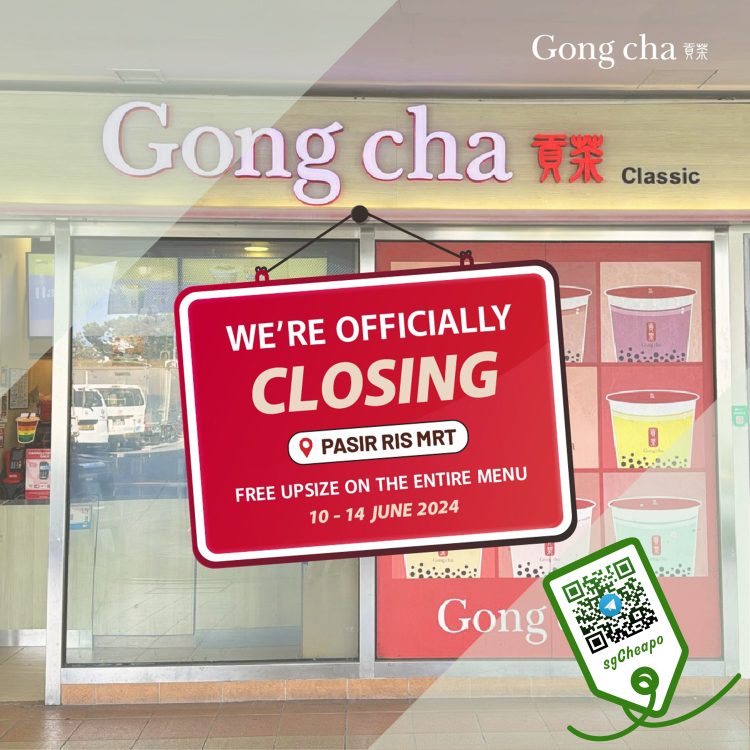 Gong Cha - FREE Upsize - sgCheapo