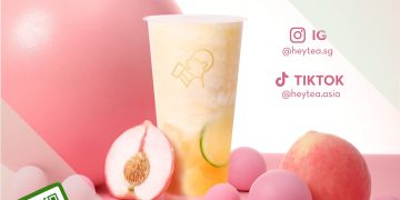 HEYTEA - 5% OFF Peach Boom Drink - sgCheapo