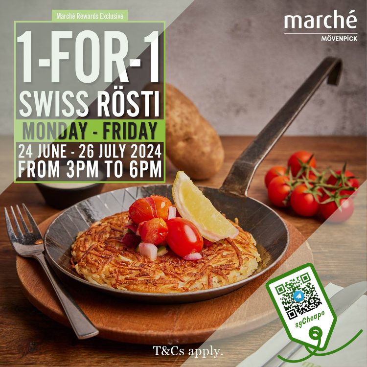 Marché Mövenpick - 1-FOR-1 Swiss Rosti - sgCheapo