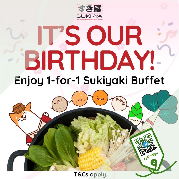 Suki-Ya - 1-FOR-1 Sukiyaki Buffet - sgCheapo