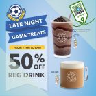 The Coffee Bean & Tea Leaf - Late Night 50% OFF Regular Drinks - sgCheapo