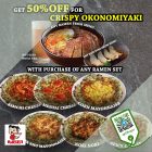 Ajisen Ramen - 50% OFF Crispy Okonomiyaki - sgCheapo