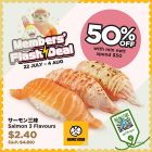 Genki Sushi - 50% OFF Salmon 3 Flavours - sgCheapo