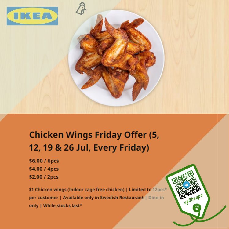 IKEA - $1 Chicken Wing - sgCheapo