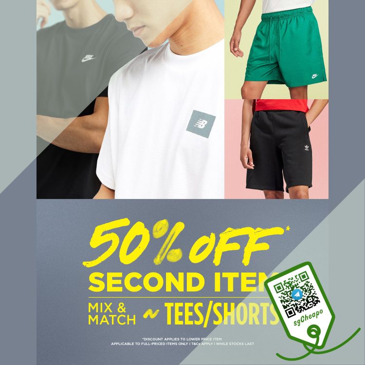 JD Sports - 50% OFF Second Item - sgCheapo