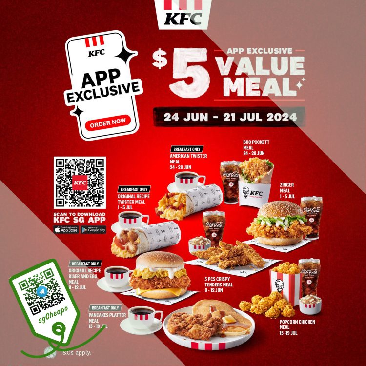 KFC - $5+ Value Meal - sgCheapo