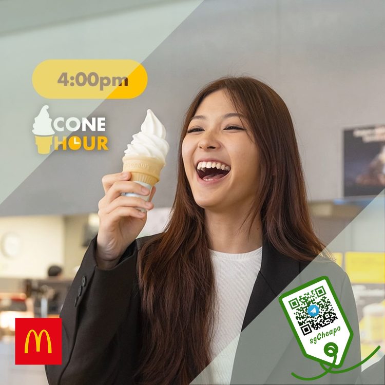 McDonald's - 50 Cents Vanilla Cone - sgCheapo