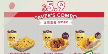 Nene Chicken - $5.90 National Day Savers Combo - sgCheapo