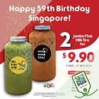 Saap Saap Thai - 2 Jumbo Milk Teas for $9.90 - sgCheapo