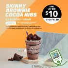 The Coffee Bean & Tea Leaf - 2 for $10 Skinny Brownie Cocoa Nibs - sgCheapo