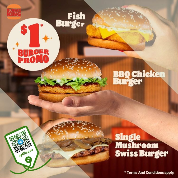 Burger King - $1 Burger - sgCheapo