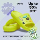 Crocs - Up to 50% OFF + Extra 10% Crocs - sgCheapo