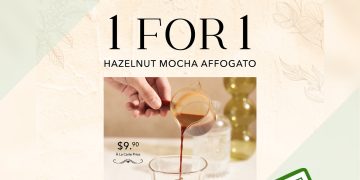 O'Coffee Club - 1-FOR-1 Hazelnut Mocha Affogato - sgCheapo