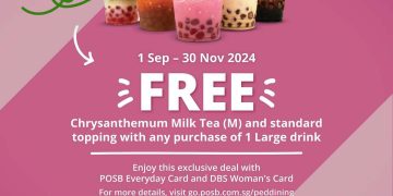 Playmade - FREE Chrysanthemum Milk Tea - sgCheapo