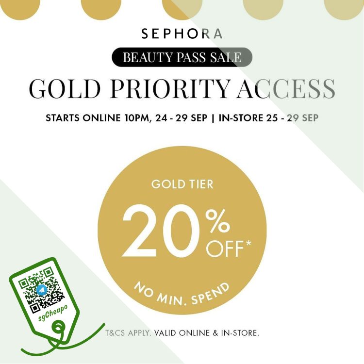 Sephora - 20% OFF Members - sgCheapo