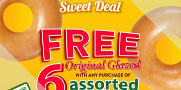 Krispy Kreme - Free 6 Glazed Doughnuts - sgCheapo