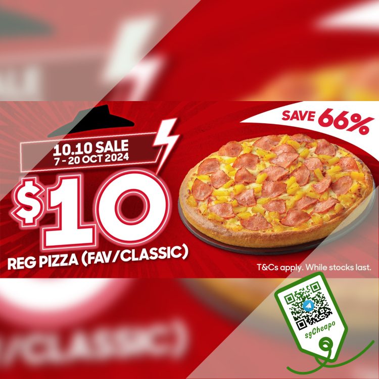 Pizza Hut - $10 Pizza - sgCheapo