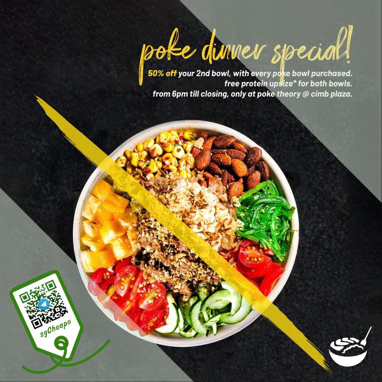 Poke Theory - 50% OFF 2nd Bowl - sgCheapo